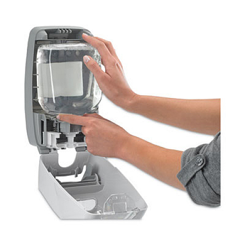 PROVON FMX-12 Foam Soap Dispenser, 1,250 mL, 6.25 x 5.12 x 9.88, Dove Gray, 6/Carton (516006CT)