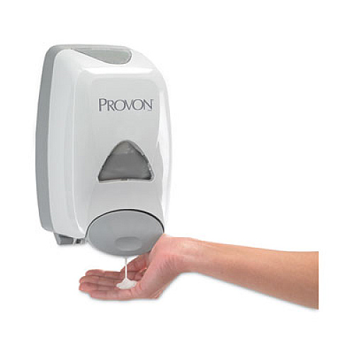 PROVON FMX-12 Foam Soap Dispenser, 1,250 mL, 6.25 x 5.12 x 9.88, Dove Gray, 6/Carton (516006CT)
