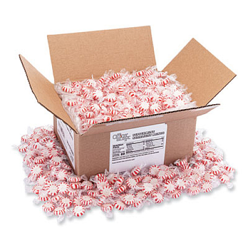 Office Snax Candy Assortments, Peppermint Candy, 5 lb Box (00662)