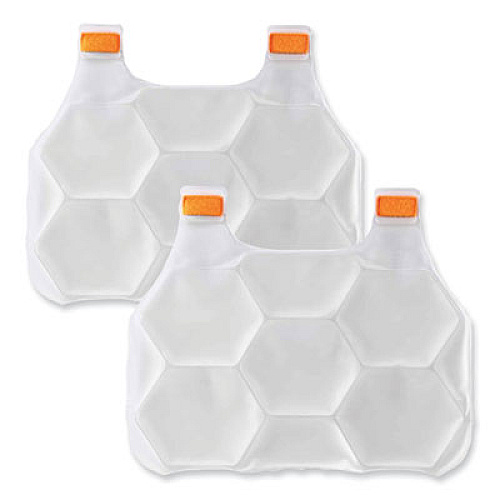 ergodyne Chill-Its 6220 Phase Change Cooling Vest Charge Packs, Small/Medium, 16.25 x 12, 2/Pack (12201)