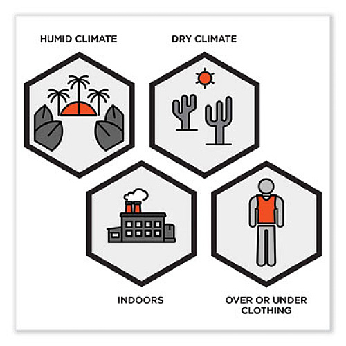 ergodyne Chill-Its 6225 Premium FR Phase Change Cooling Vest, Modacrylic Cotton, Small/Medium, Khaki (12203)