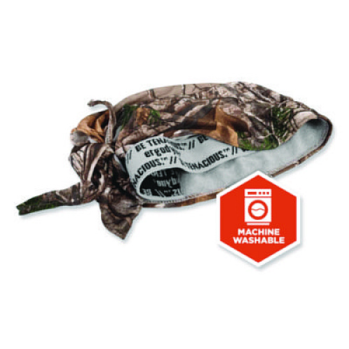 ergodyne Chill-Its 6615 High-Performance Bandana Doo Rag with Terry Cloth Sweatband, One Size Fits Most, RealTree Xtra (12475)