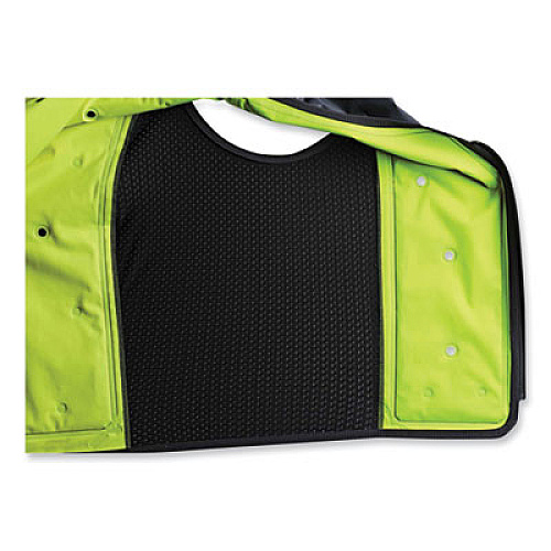 ergodyne Chill-Its 6685 Premium Dry Evaporative Cooling Vest with Zipper, Nylon, 2X-Large, Lime (12676)