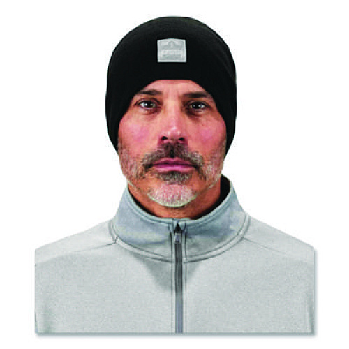 ergodyne N-Ferno 6812 Rib Knit Beanie, One Size Fits Most, Black (16812)