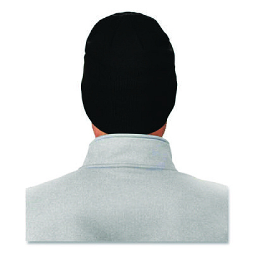 ergodyne N-Ferno 6812 Rib Knit Beanie, One Size Fits Most, Black (16812)