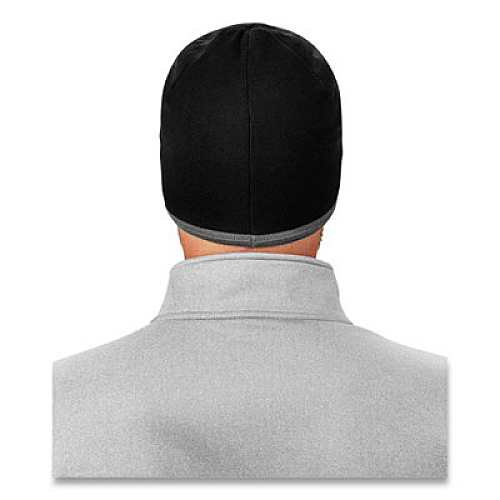 ergodyne N-Ferno 6818 Knit Winter Hat Fleece Lined, One Size Fits Most, Black (16818)