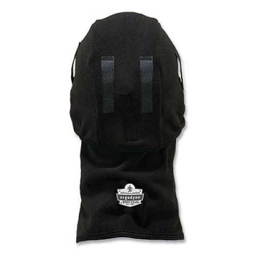 ergodyne N-Ferno 6826 2-Piece Fleece Balaclava Face Mask, One Size Fits Most, Black (16826)