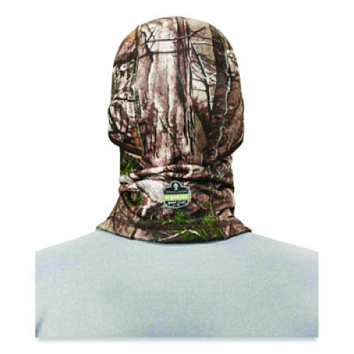 ergodyne N-Ferno 6823 Hinged Balaclava Face Mask, Fleece, One Size Fits Most, Realtree Edge (16833)
