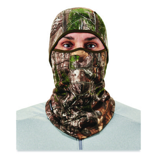 ergodyne N-Ferno 6823 Hinged Balaclava Face Mask, Fleece, One Size Fits Most, Realtree Edge (16833)