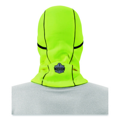 ergodyne N-Ferno 6823 Hinged Balaclava Face Mask, Fleece, One Size Fits Most, Lime (16834)