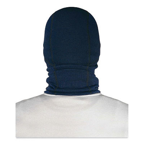 ergodyne N-Ferno 6847 FR Dual Compliant Balaclava Face Mask, Polartec FR Power Grid Fleece, One Size Fits Most, Navy (16848)
