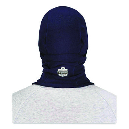 ergodyne N-Ferno 6823 Hinged Balaclava Face Mask, Fleece, One Size Fits Most, Navy (16851)