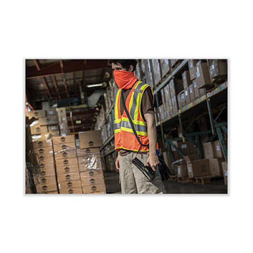 ergodyne GloWear 8229Z Class 2 Economy Two-Tone Zipper Vest, Polyester, Small/Medium, Orange (21303)