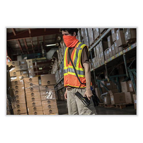 ergodyne GloWear 8229Z Class 2 Economy Two-Tone Zipper Vest, Polyester, Large/X-Large, Orange (21305)