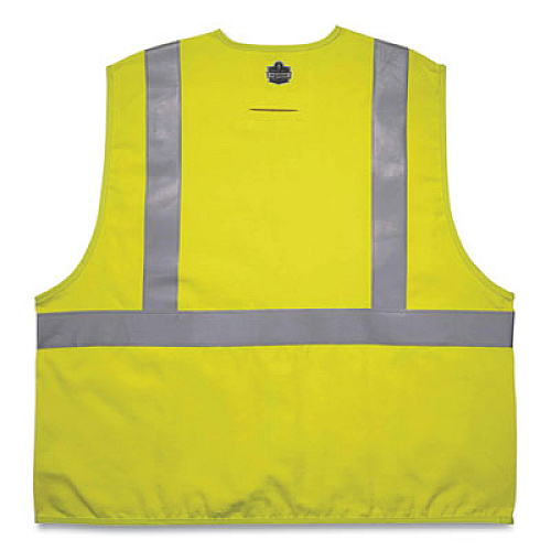 ergodyne GloWear 8261FRHL Class 2 Dual Compliant FR Hook and Loop Safety Vest, Small/Medium, Lime (21463)