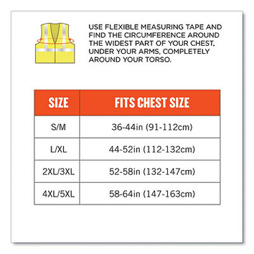 ergodyne GloWear 8261FRHL Class 2 Dual Compliant FR Hook and Loop Safety Vest, Small/Medium, Lime (21463)