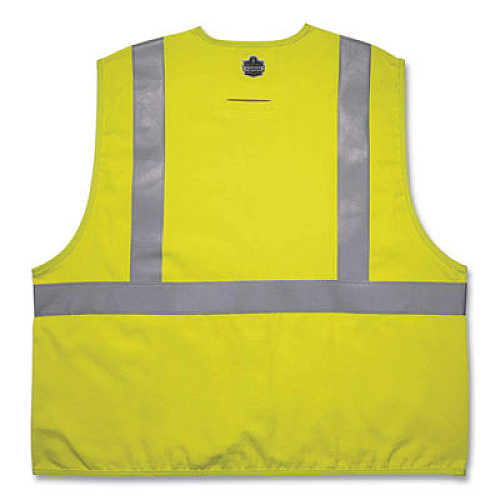 ergodyne GloWear 8261FRHL Class 2 Dual Compliant FR Hook and Loop Safety Vest, 2X-Large/3X-Large, Lime (21467)