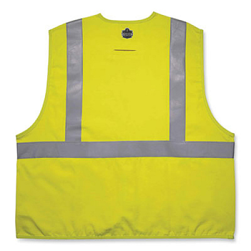 ergodyne GloWear 8261FRHL Class 2 Dual Compliant FR Hook and Loop Safety Vest, 4X-Large/5X-Large, Lime (21469)