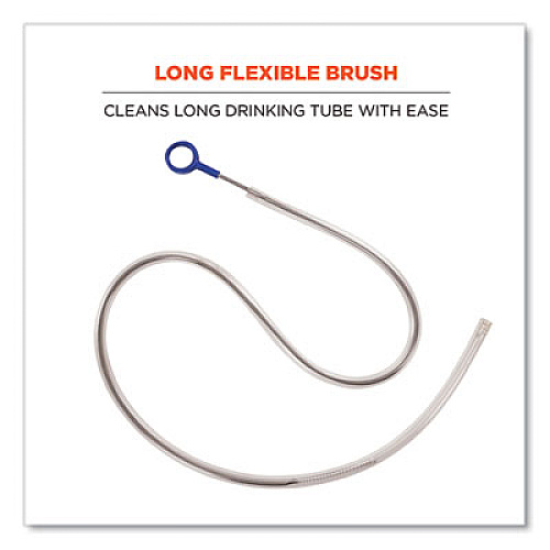 ergodyne Chill-Its 5159 Hydration Pack Cleaning Kit, Bladder, Tube/Bite-Valve Cleaning Brushes, Drying Rack (13159)