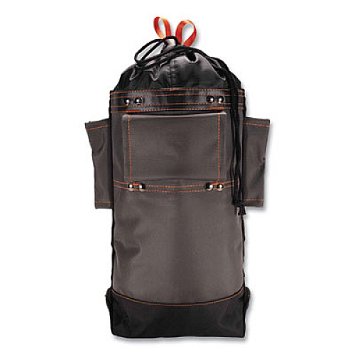 ergodyne Arsenal 5928 Topped Bolt Bag Tool Pouch, Tall, 5 x 10 x 13, Ballistic Polyester, Black/Gray (13428)