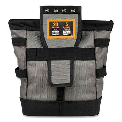 ergodyne Arsenal 5527 Premium Topped Tool Pouch with Hinged Closure, 6 x 10 x 11.5, Polyester, Orange (13627)