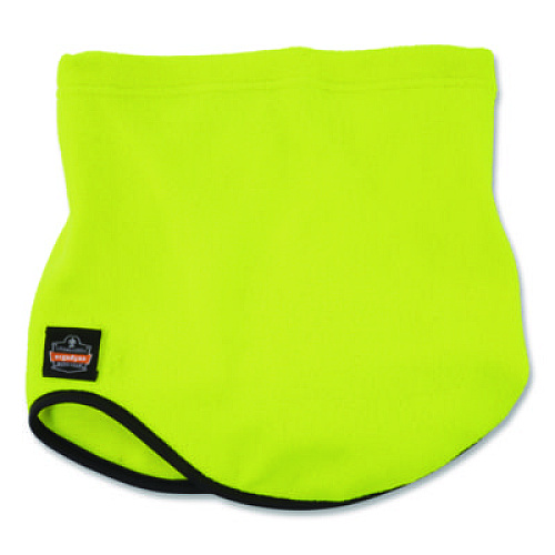 ergodyne N-Ferno 6960 Fleece Neck Gaiter, Fleece, One Size Fits Most, Hi-Vis Lime (16961)