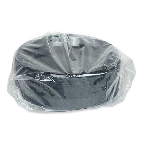 Pactiv Evergreen Meadoware Impact Plastic Dinnerware, Plate, 10.25" dia, Black, 500/Carton (MI10EY)