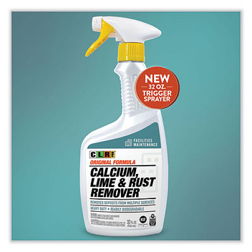 CLR PRO Calcium, Lime and Rust Remover, 32 oz Spray Bottle, 6/Carton (CLR32PRO)