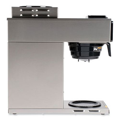 BUNN VP17-2 12-Cup Pourover Coffee Brewer, Black/Stainless Steel (133000002)