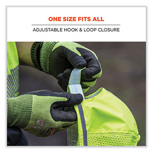 ergodyne GloWear 8930 Hi-Vis Baseball Cap, Polyester, One Size Fits Most, Lime (23239)