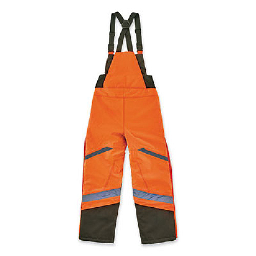 ergodyne GloWear 8928 Class E Hi-Vis Insulated Bibs, 2X-Large, Orange (25636)