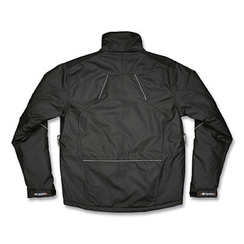 ergodyne N-Ferno 6467 Winter Work Jacket with 300D Polyester Shell, 3X-Large, Black (41127)