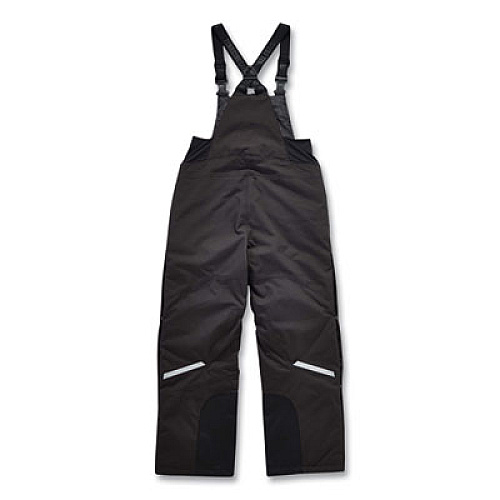 ergodyne N-Ferno 6471 Thermal Bibs with 500D Nylon Shell, Small, Black (41212)