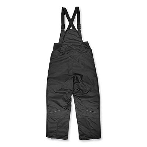 ergodyne N-Ferno 6472 Thermal Bib with 300D Oxford Shell, Large, Black (41224)