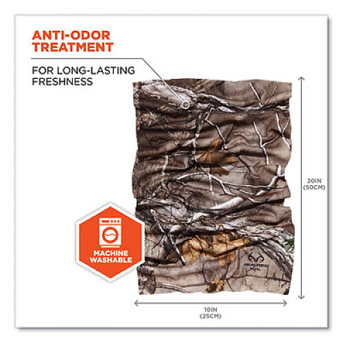 ergodyne Chill-Its 6485 Multi-Band, Polyester, One Size Fits Most, Realtree Xtra (42113)