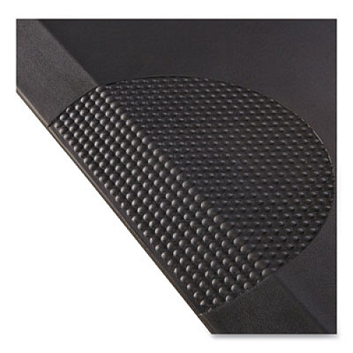 Safco Anti-Fatigue Mat, Rectangular, Black Textured Surface, 24" x 36" (2111BL)