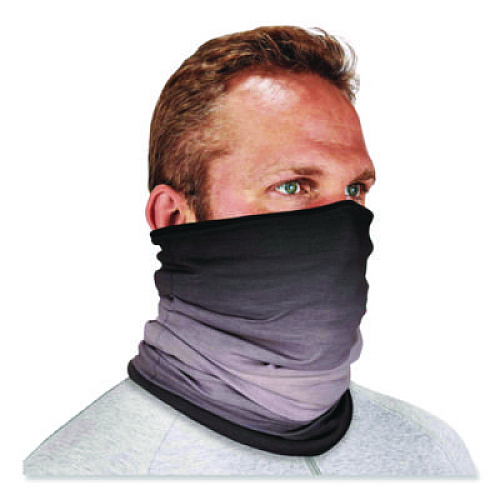 ergodyne N-Ferno 6491 Reversible Thermal Fleece + Poly Multi-Band, One Size Fits Most, Light Gray Fade (42322)