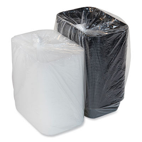 Pactiv Evergreen EarthChoice Versa2Go Microwaveable Container, 36 oz, 8.4 x 5.6 x 2, Black/Clear, Plastic, 150/Carton (NV2GRT3688B)