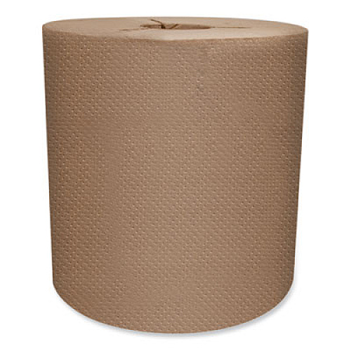 Morcon Tissue Morsoft Controlled Towels, Y-Notch, 1-Ply, 8" x 800 ft, Kraft, 6 Rolls/Carton (400RY)