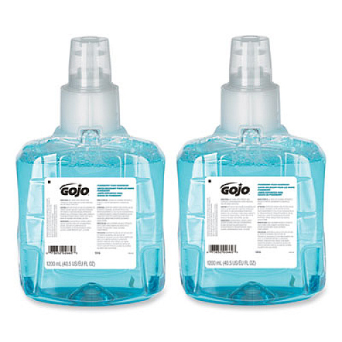 GOJO Pomeberry Foam Handwash Refill, For LTX-12 Dispenser, Pomegranate Scent, 1,200 mL, 2/Carton (191602CT)