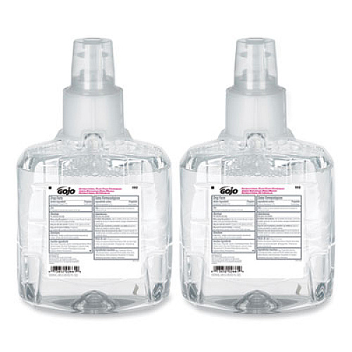 GOJO Antibacterial Foam Hand Wash Refill, For LTX-12 Dispenser, Plum Scent, 1,200 mL, 2/Carton (191202CT)