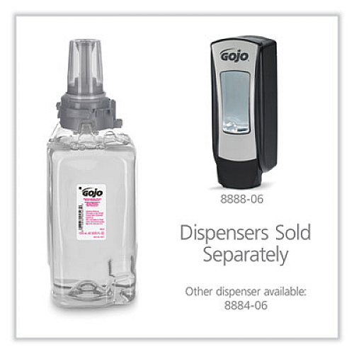GOJO Antibacterial Foam Hand Wash Refill, For ADX-12 Dispenser, Plum Scent, 1,250 mL (881203EA)