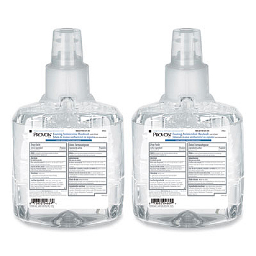 PROVON Foaming Antimicrobial Handwash with PCMX Refill, For LTX-12, Floral Scent, 1,200 mL, 2/Carton (194402)