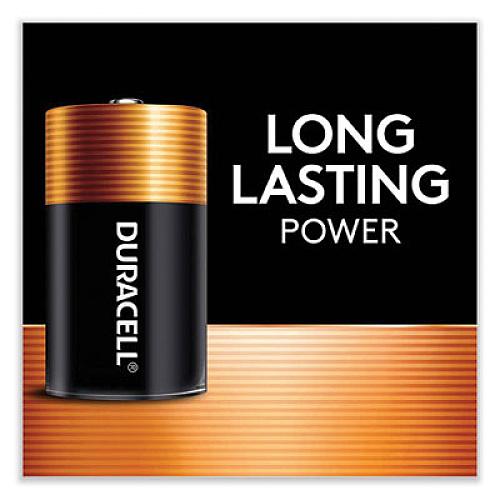 Duracell CopperTop Alkaline D Batteries, Clamshell Pack, 8/Pack (MN13RT8Z)