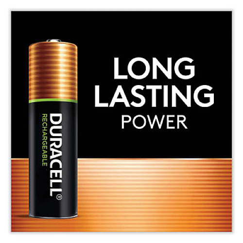 Duracell Rechargeable StayCharged NiMH Batteries, AAA, 4/Pack (NLAAA4BCD)