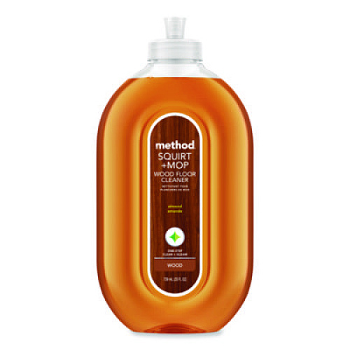 Method Squirt + Mop Wood Floor Cleaner, Almond Scent, 25 oz Squirt Bottle, 6/Carton (00562CT)