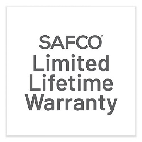 Safco Trifecta Waste Receptacle Lid, No Inscription, 20w x 20d x 3h, Stainless Steel (9560BL)