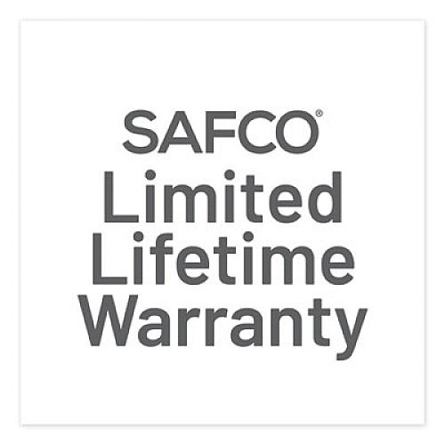 Safco Mixx Recycling Center Half-Round Receptacle, 23 gal, Steel, Green (9447GN)