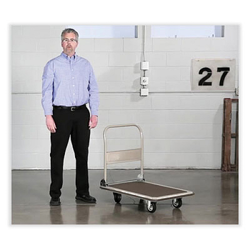 Safco Tuff Truck Platform Truck, 400 lb Capacity, 29 x 18.75, Gray (4072)