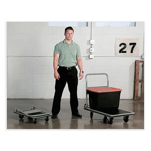 Safco Tuff Truck Platform Truck, 500 lb Capacity, 36 x 24, Gray (4063)